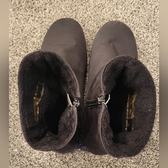 TOE WARMERS BOOTS WOMEN'S SIZE 8 BLACK WATERPROOF BOOTS - Picture 5 of 12